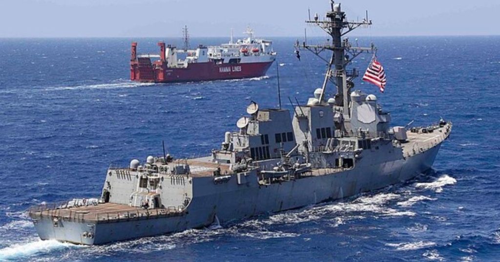 US and UK says their warship shot down 15 attack drones from Houthis